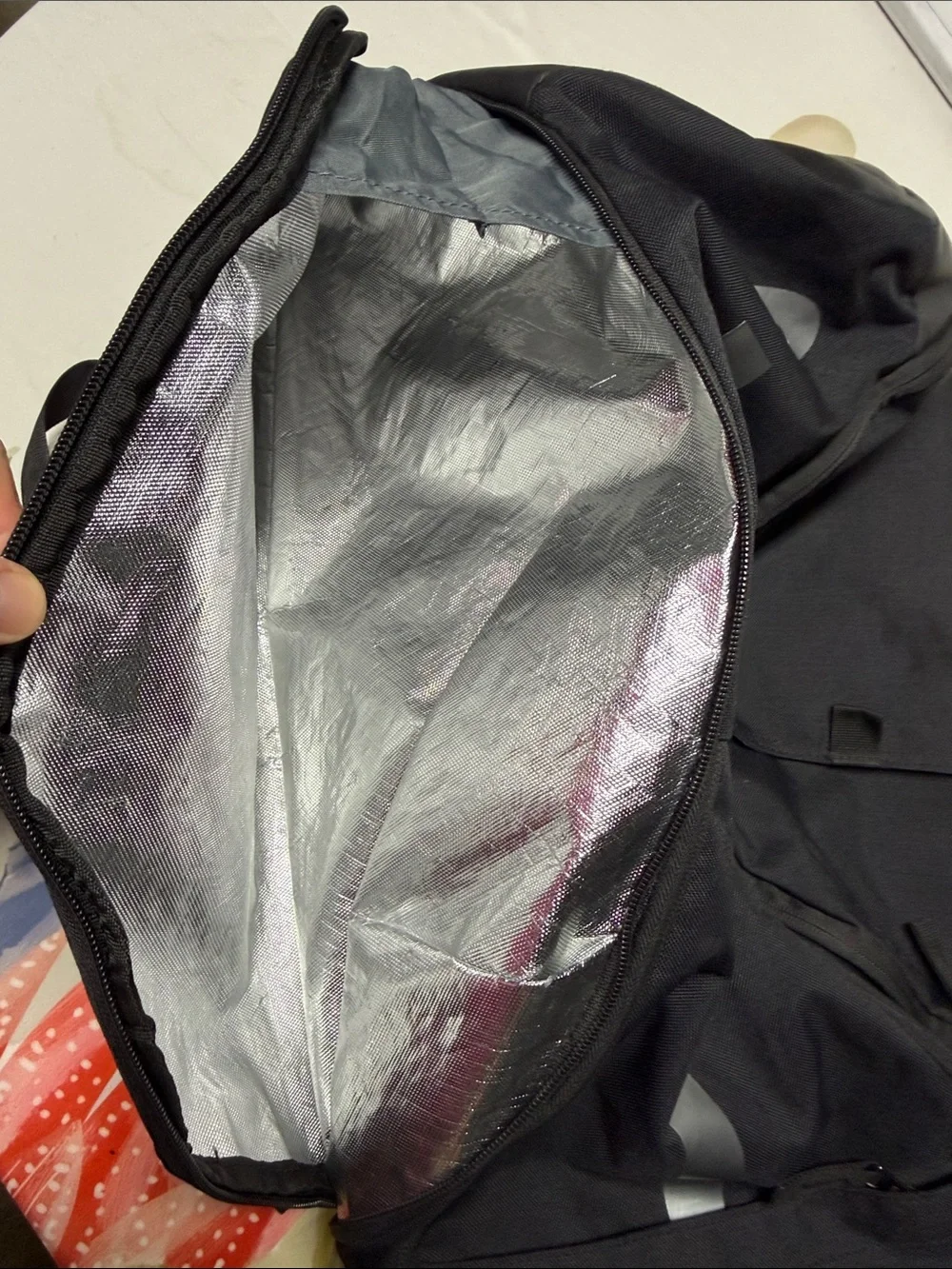 Nike Hoops Elite Pro basketball backpack features metallic silver stripe accents